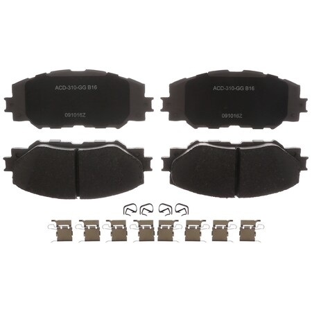 Acdelco Pad Asmfrt Disc Brk, 14D1210Chf1 14D1210CHF1
